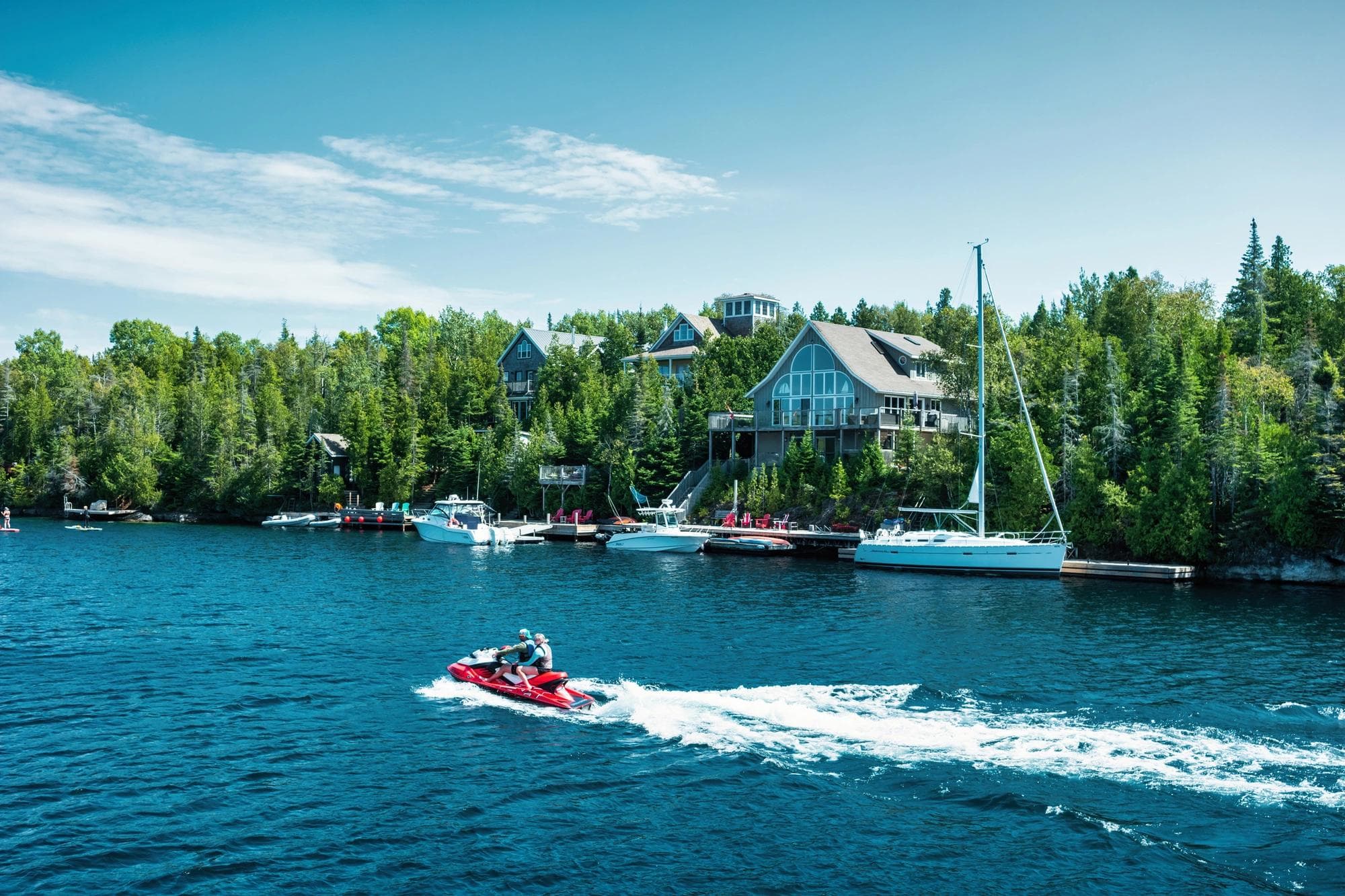 cottage au bord du lac